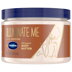 Vaseline front jar showing label and size, highlights 24-hour moisture