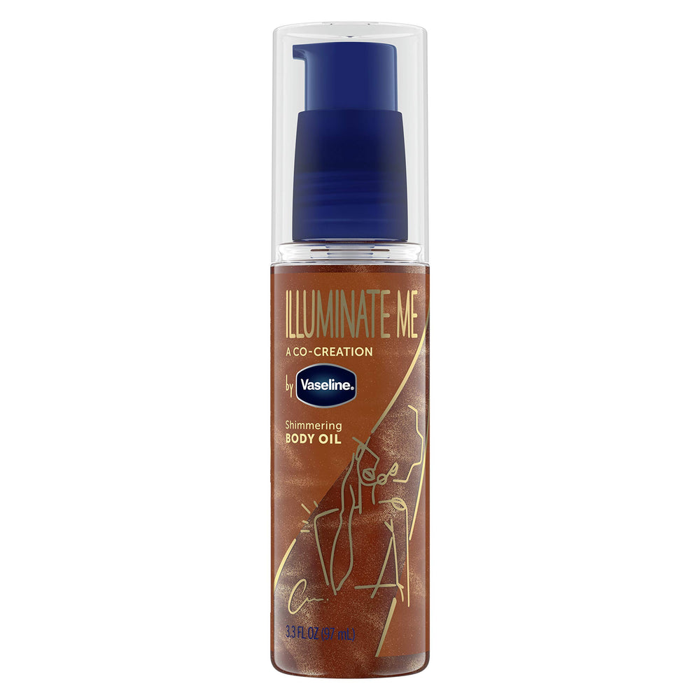 Vaseline front packaging showing bottle and product name for easy identification
