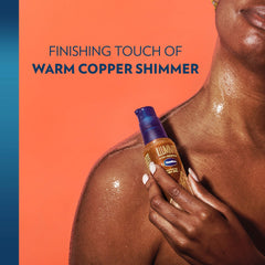 Vaseline oil texture spread on arm showing lightweight absorption and sheen