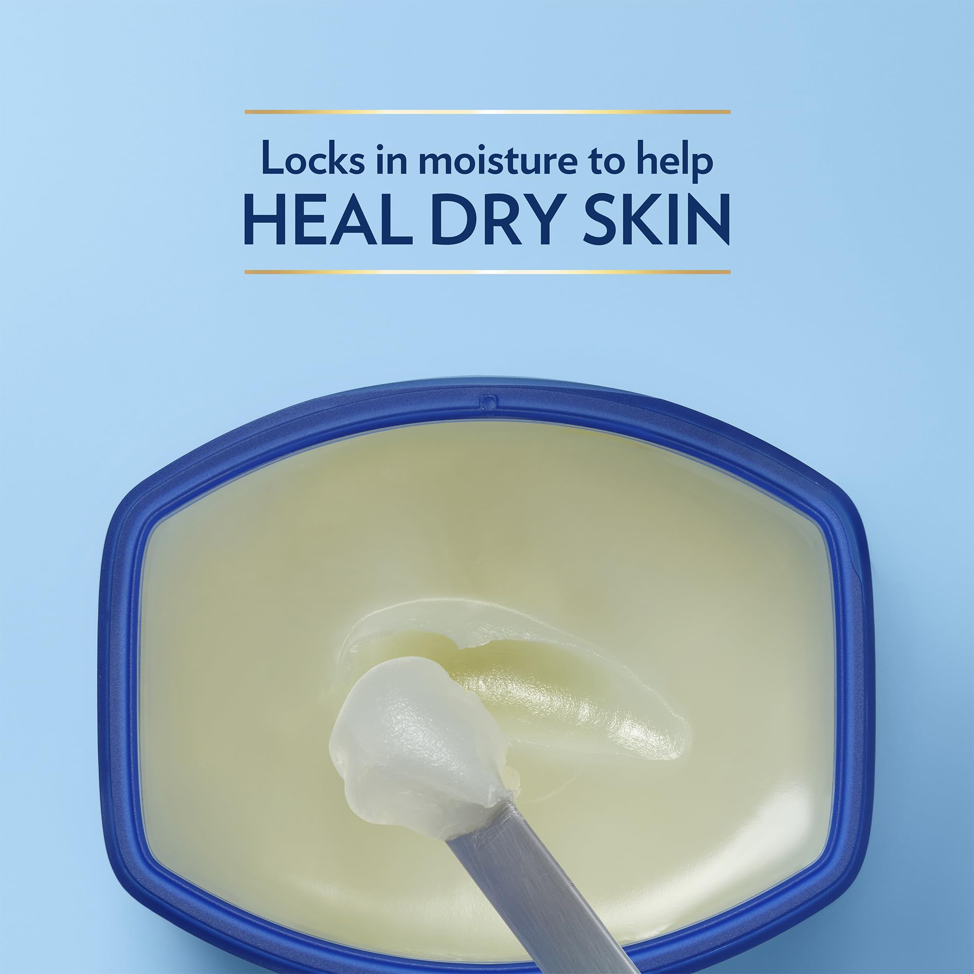 Vaseline jars inside a travel bag demonstrating portability and convenience