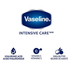 Oat extract visual with Vaseline indicating soothing ingredient benefit