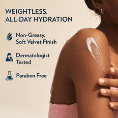 Vaseline ingredient visual highlighting niacinamide and hyaluronic benefits
