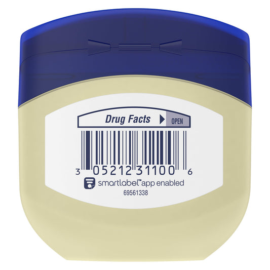 Vaseline close-up texture showing smooth jelly for moisture lock