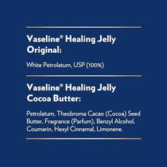 Vaseline jars on bathroom counter in lifestyle setting showing daily-use benefit