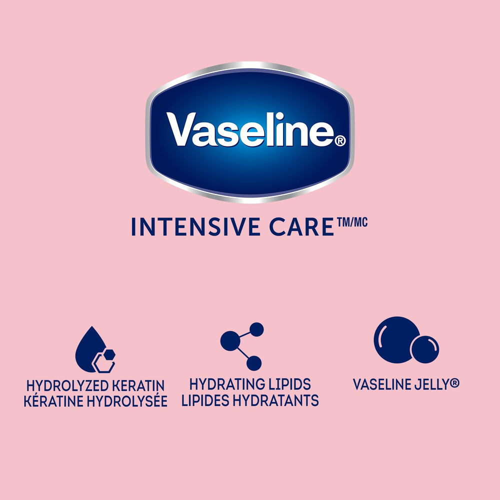Applying Vaseline lip balm to lips, brand protection against chapping