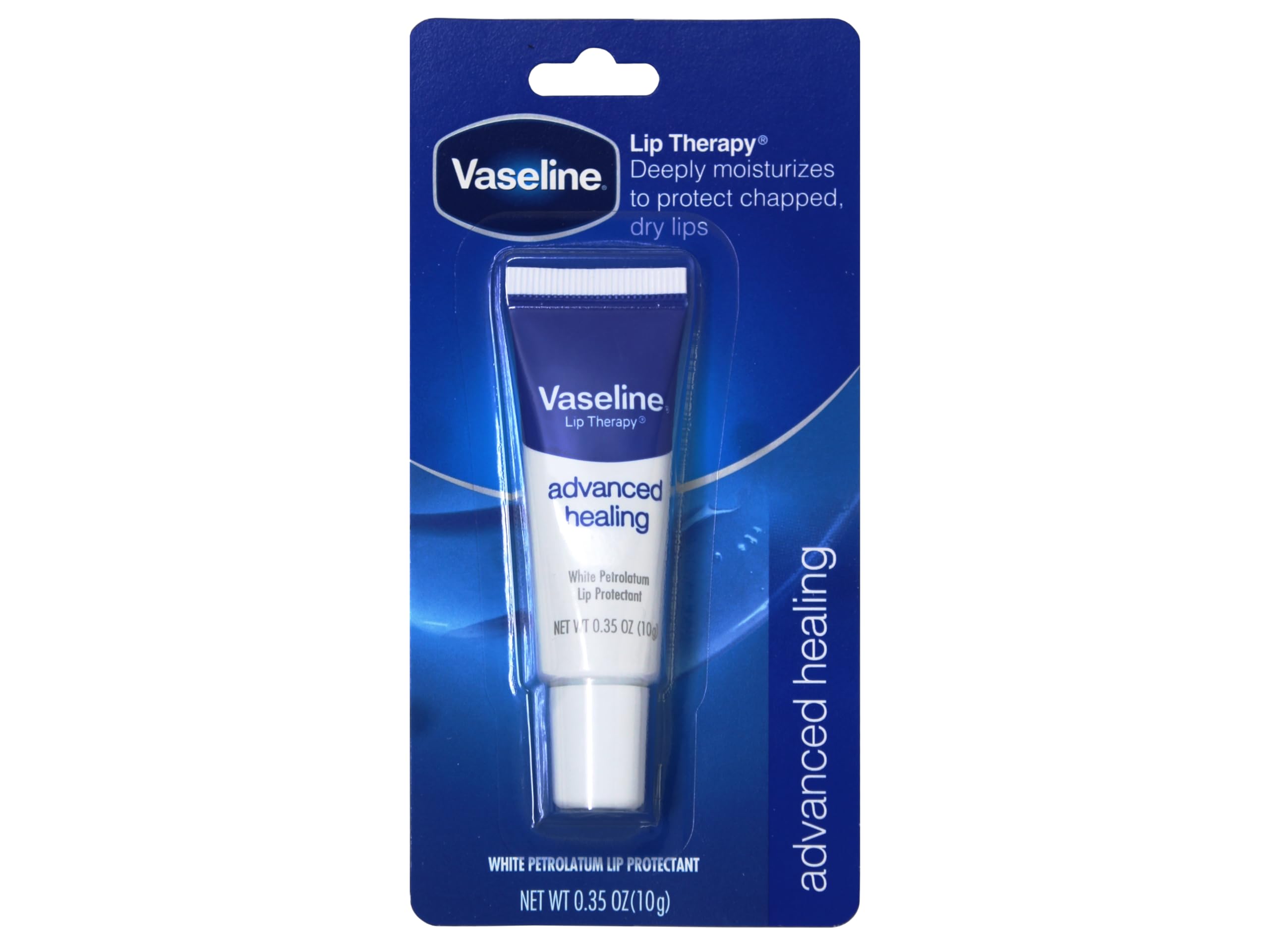 Vaseline open pot close-up showing smooth balm texture for quick application