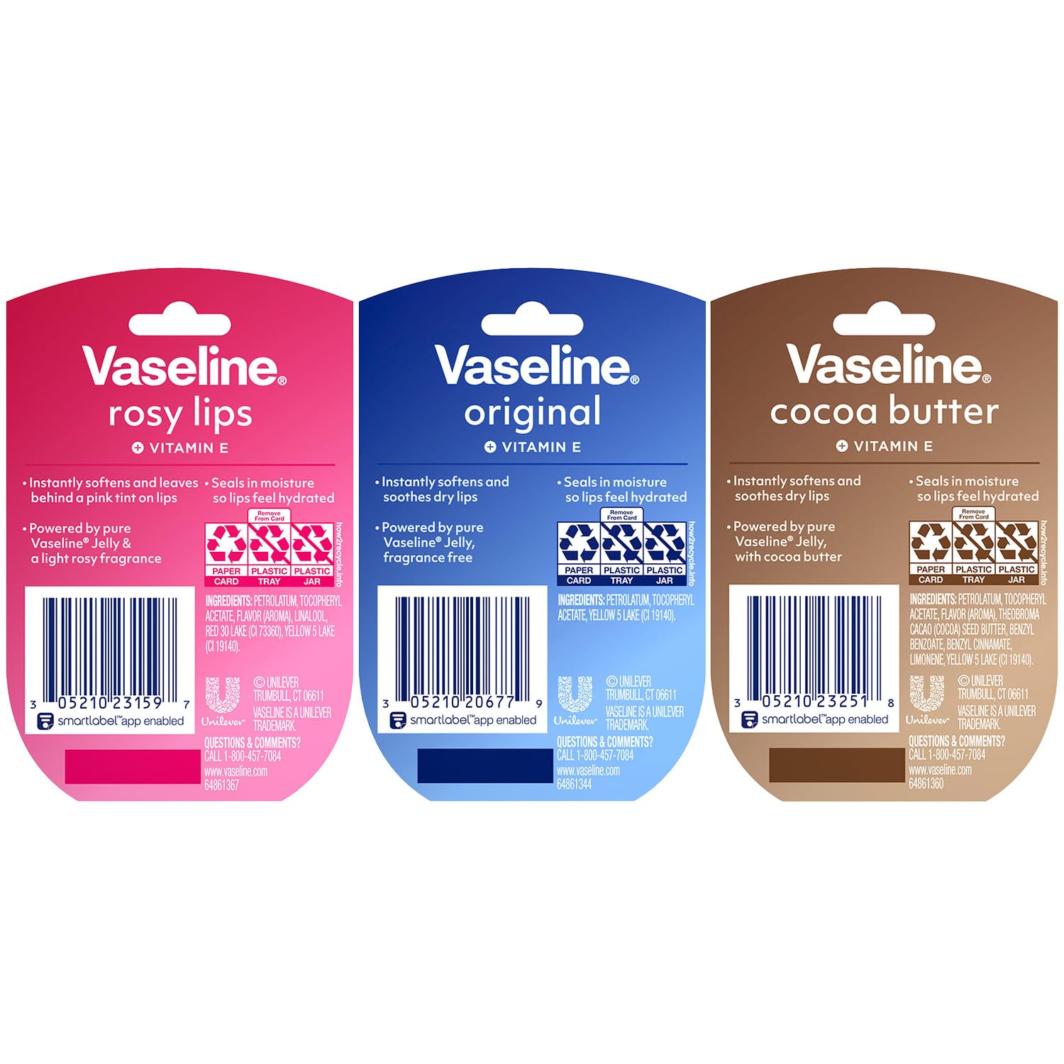 Vaseline Original jar close-up showing smooth balm and protective benefit