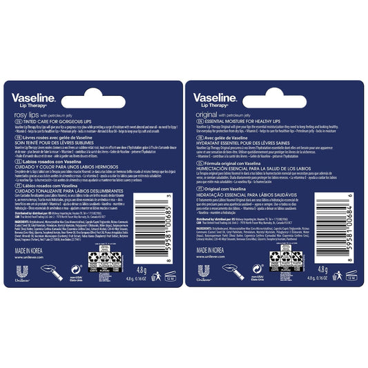 Vaseline Original stick close-up demonstrating smooth glide and clear protection