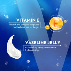 Vaseline in a pocket portraying on-the-go protection and immediate relief benefit