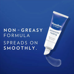 Texture of Vaseline balm on skin showing smooth moisturizing action