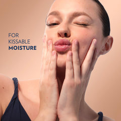 Vaseline label detail focusing on variant names and scent cues