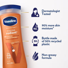 Vaseline lotion pump dispensing product for fast-absorbing hydration benefit