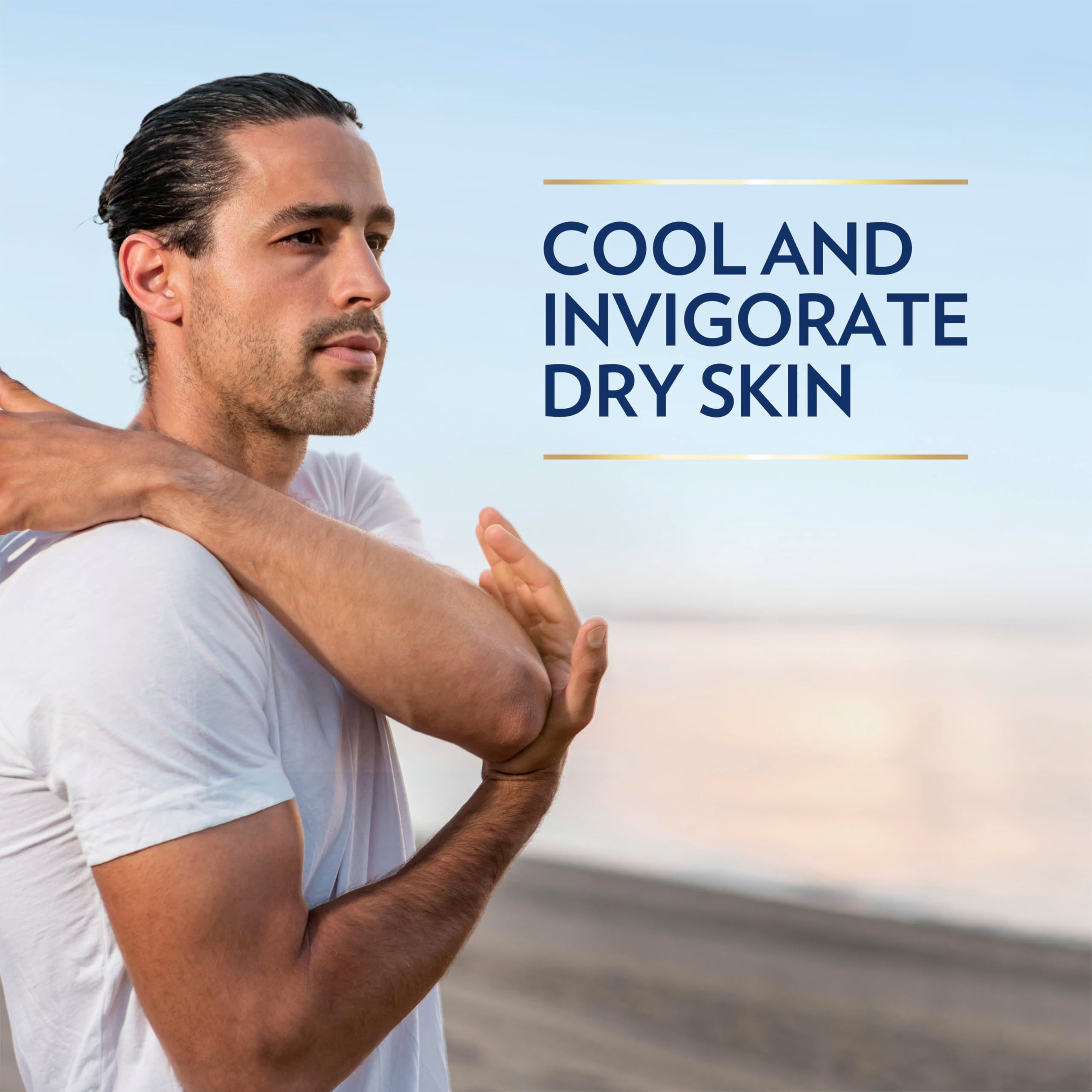 Vaseline application on forearm demonstrating smoother, hydrated skin