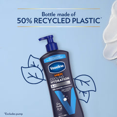 Vaseline bottles packed in a gym bag to show travel and active use
