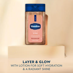 Vaseline bottle open with gel oil dispensed showing easy application and precise control