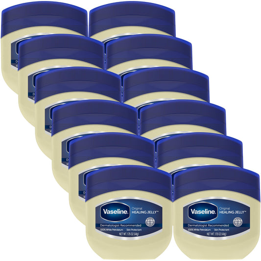 Vaseline jar front view showing label and pack convenience