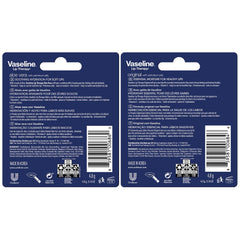 Vaseline Original lip stick close-up showing smooth balm and fast moisturizing benefit