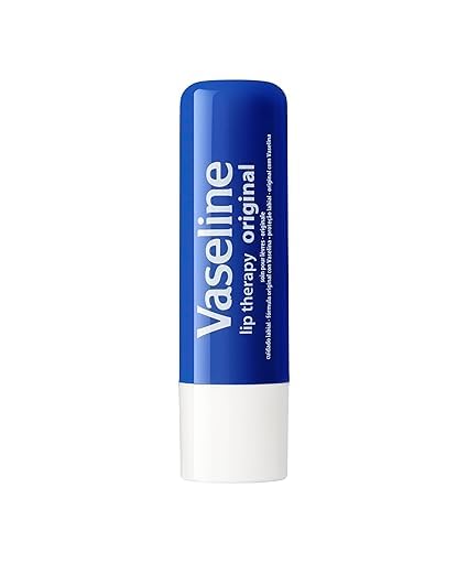 Vaseline Original tin top view highlighting compact portable protection