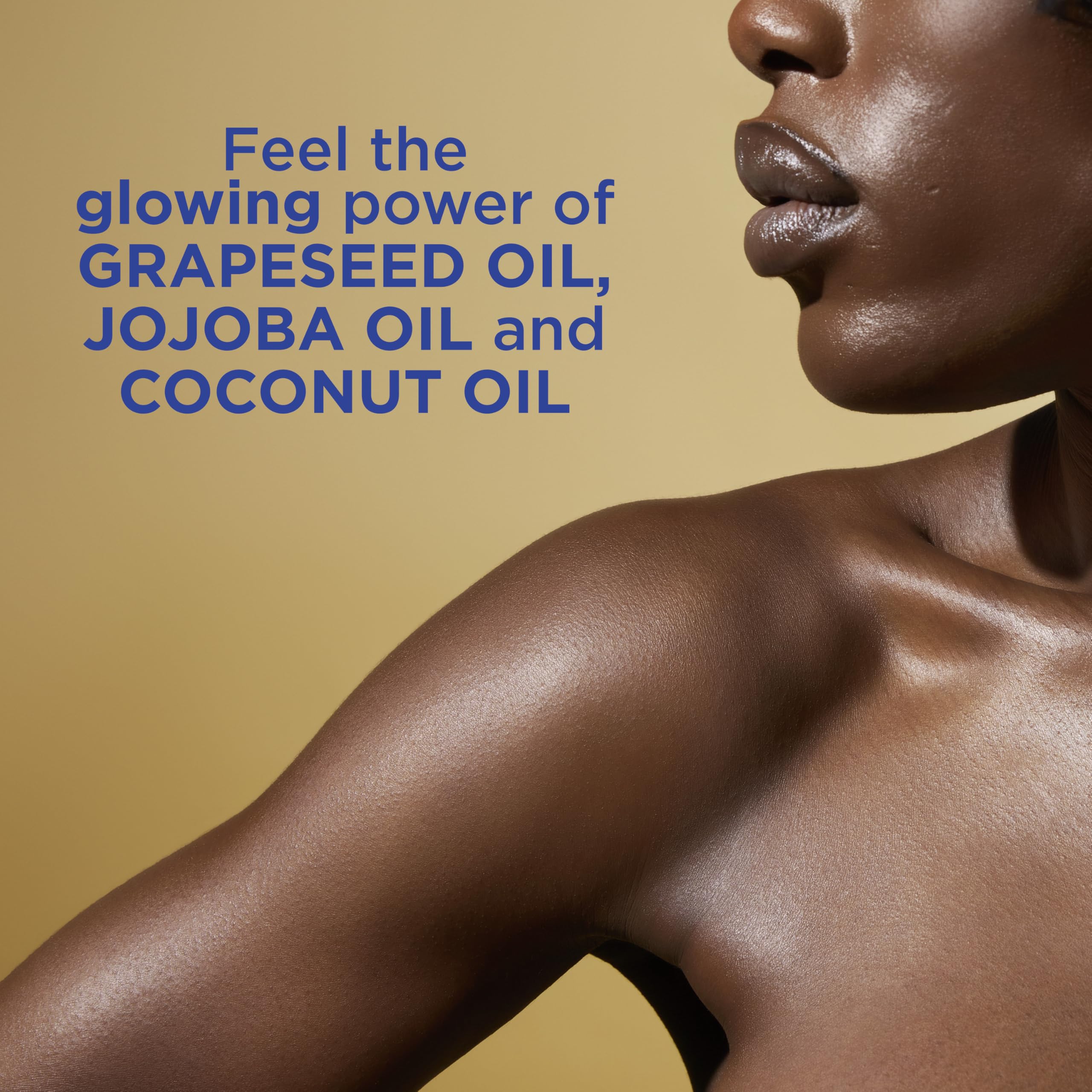 Vaseline radiant x paired with body cream showing layered hydration routine