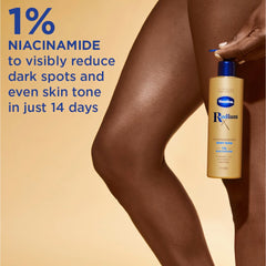 Vaseline bottle in hand to illustrate 11 oz scale and travel-friendly size