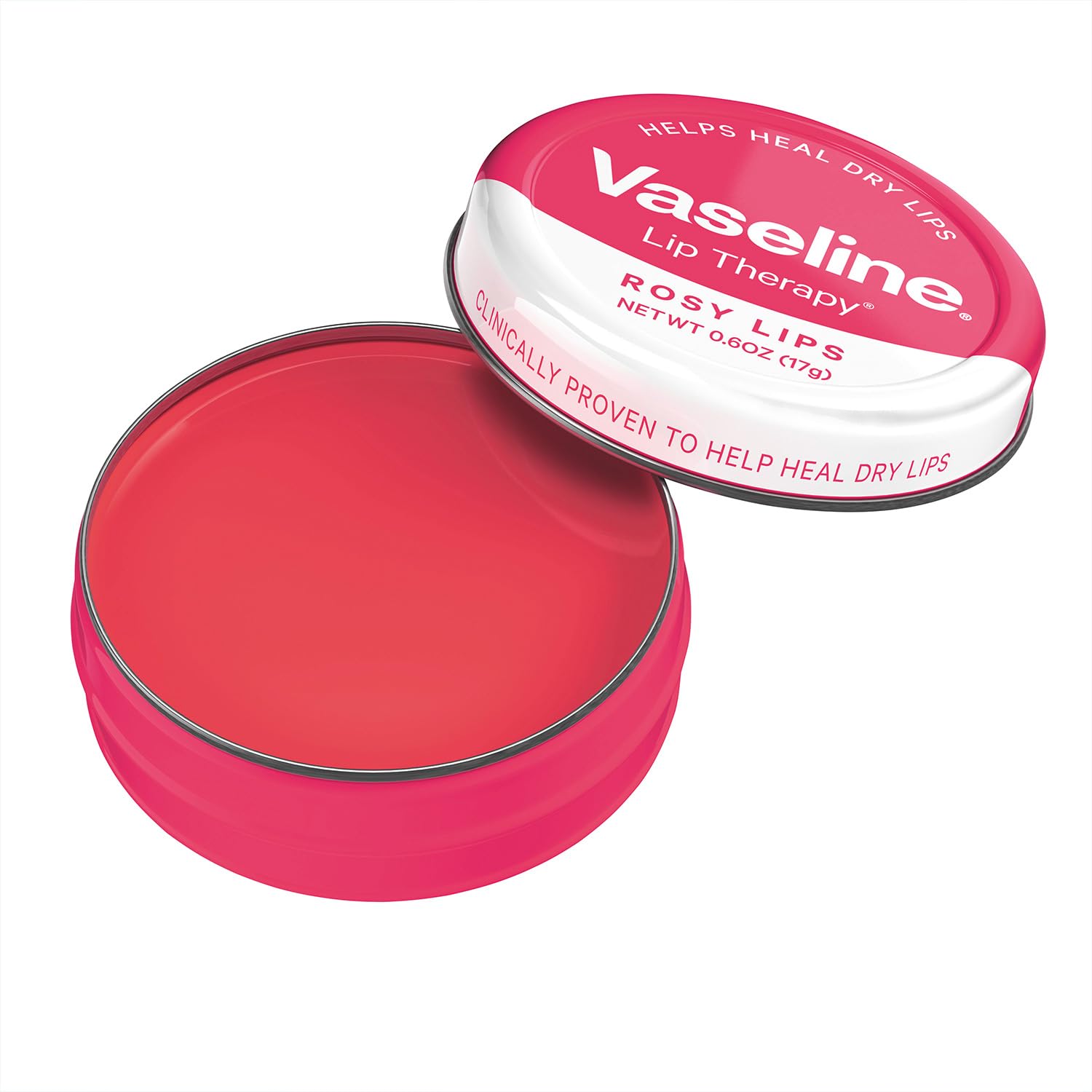Vaseline close-up of cap and label highlighting portability benefit