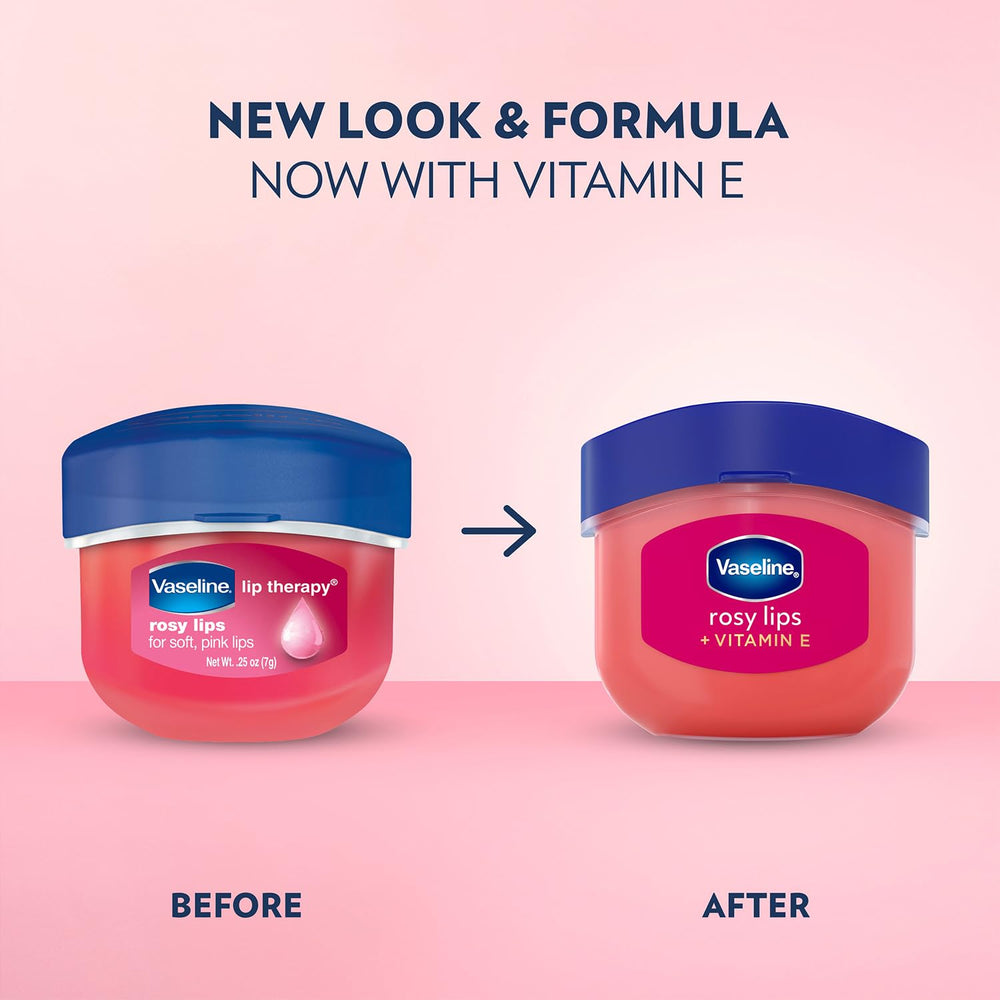 Vaseline mini jar next to coin for scale demonstrating travel-friendly size