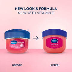 Vaseline mini jar next to coin for scale demonstrating travel-friendly size