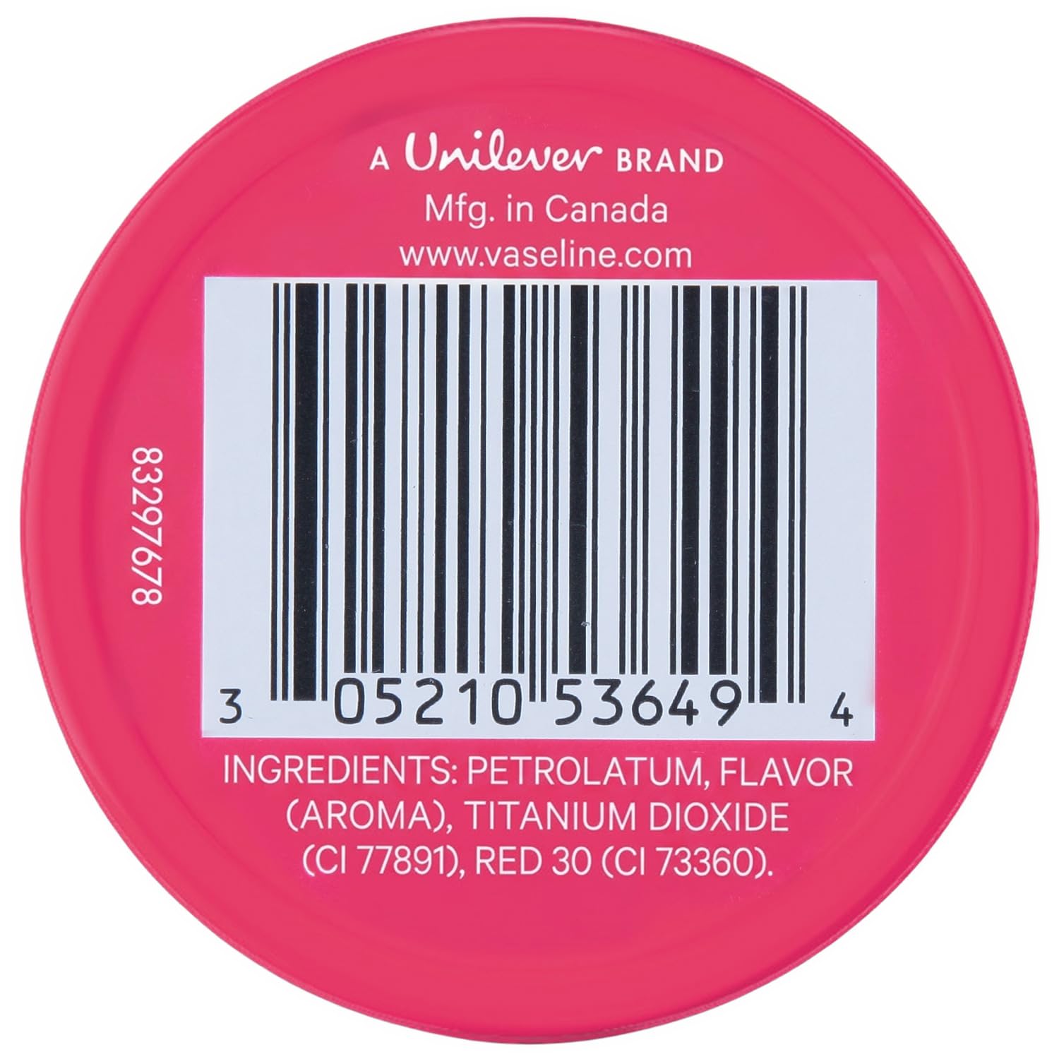 Vaseline open tube texture close-up illustrating smooth application