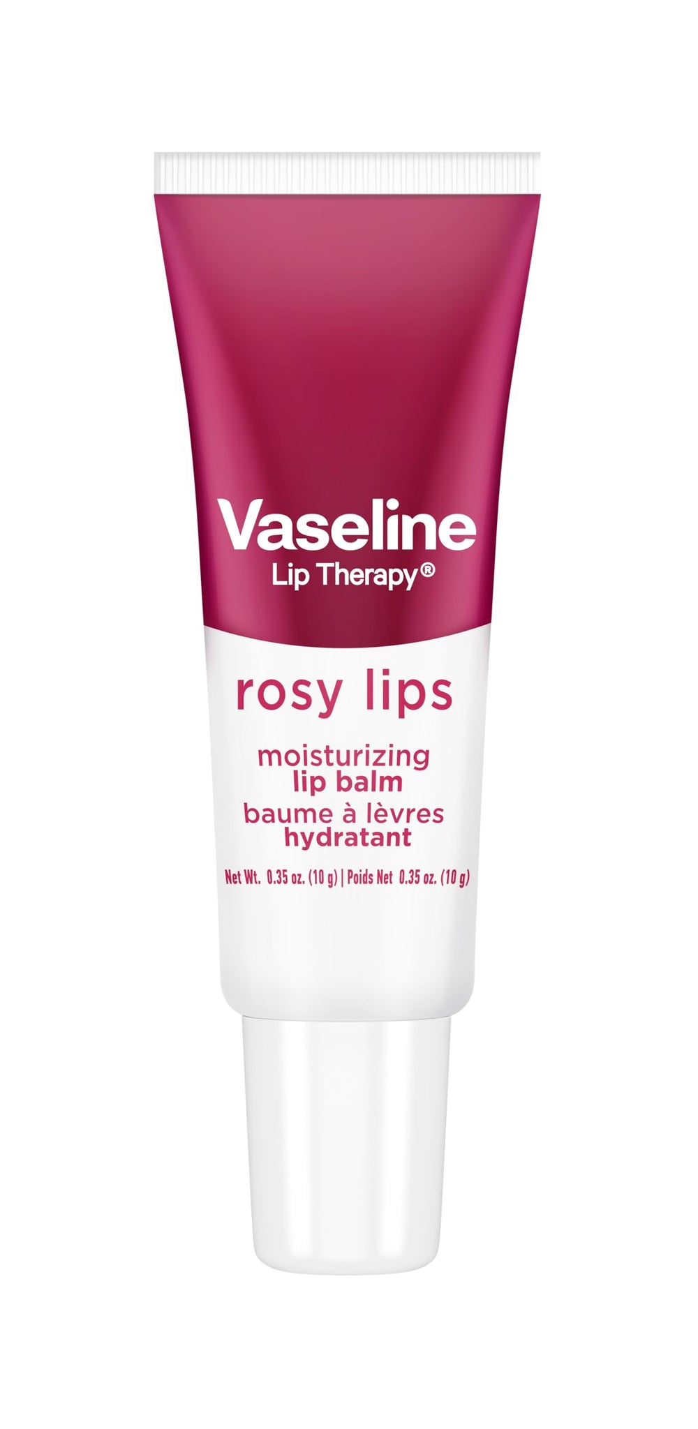 Vaseline open tube twist-up detail highlighting easy application benefit