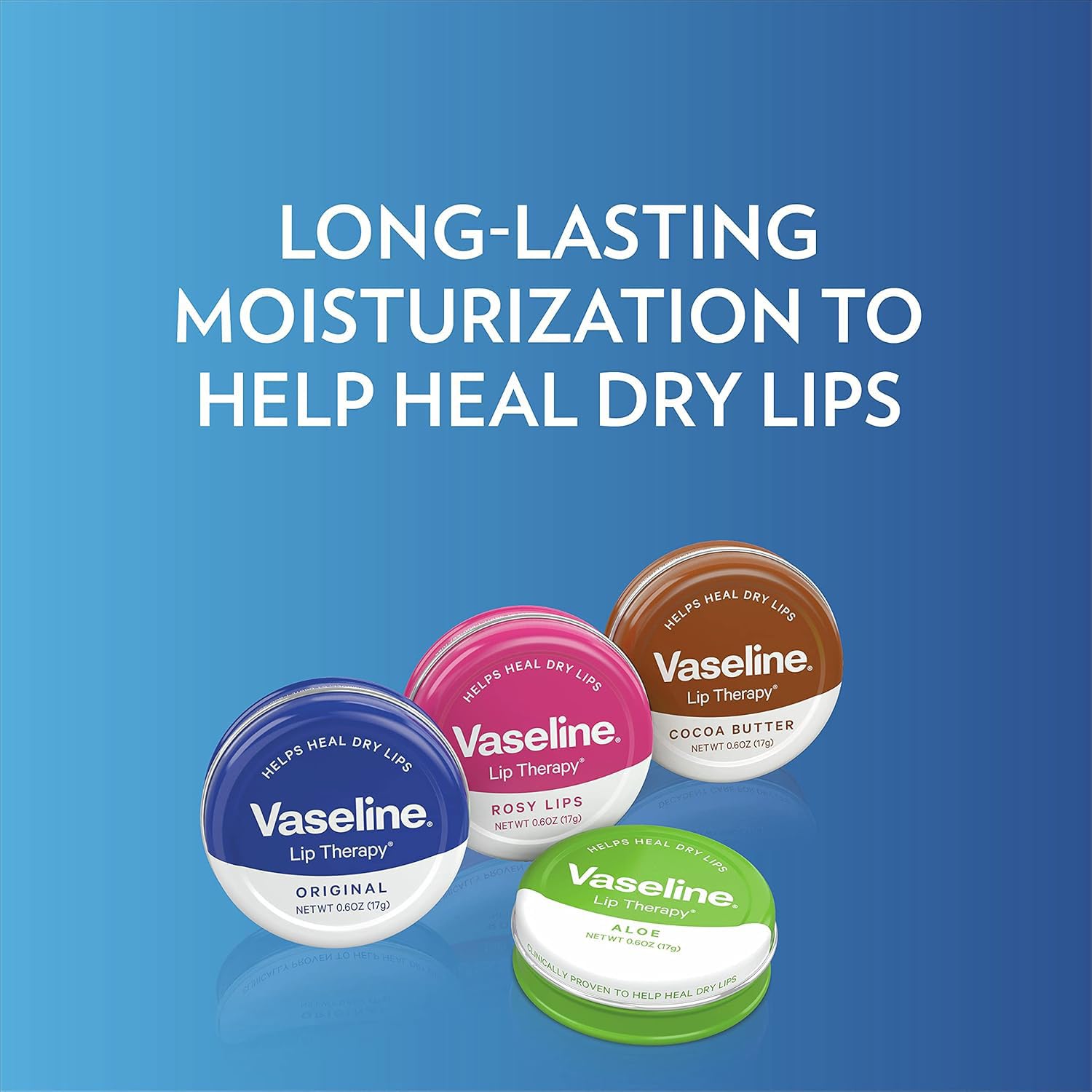 Vaseline three-pack lined up for value and backup benefit