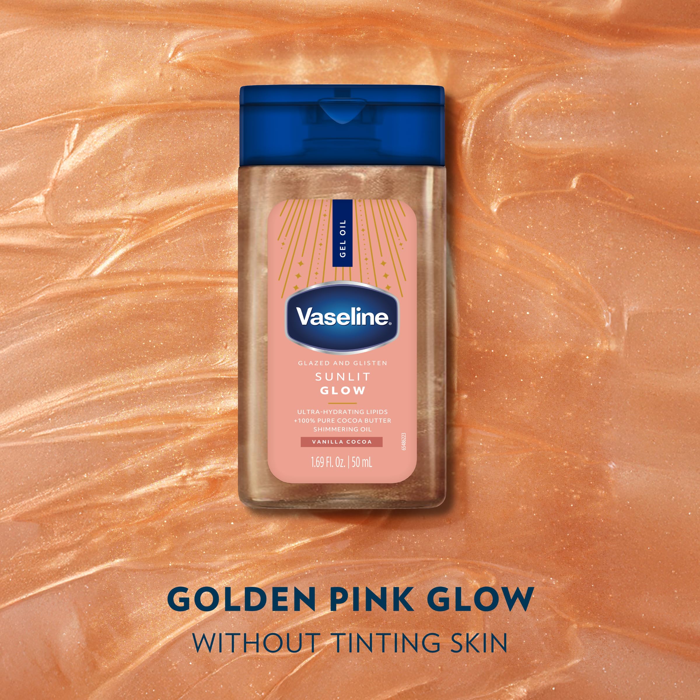 arm with Vaseline shimmer on skin showing subtle glow and enhanced radiance benefit
