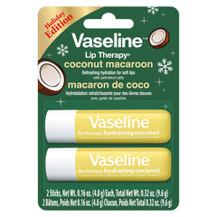 Vaseline lip therapy stick closeup highlighting smooth twist tube and cap