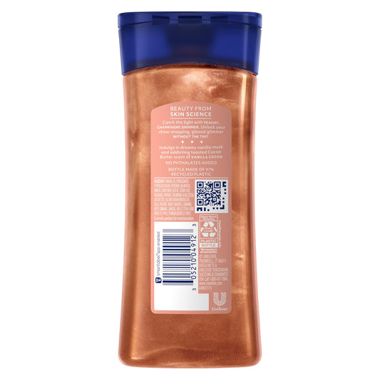 Vaseline close-up texture of gel-oil highlighting quick absorption