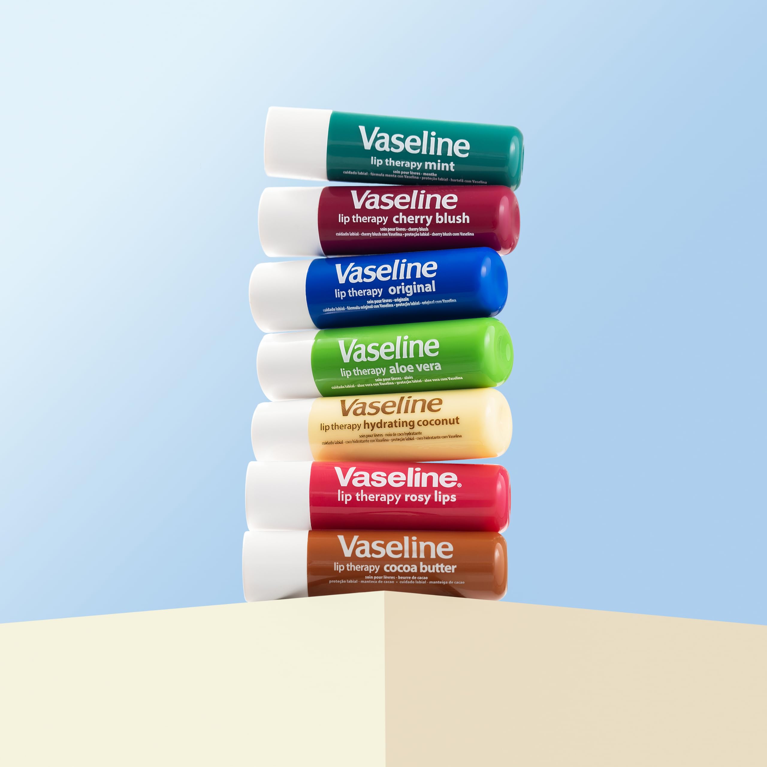 Vaseline tins inside a purse illustrating on-the-go protection convenience