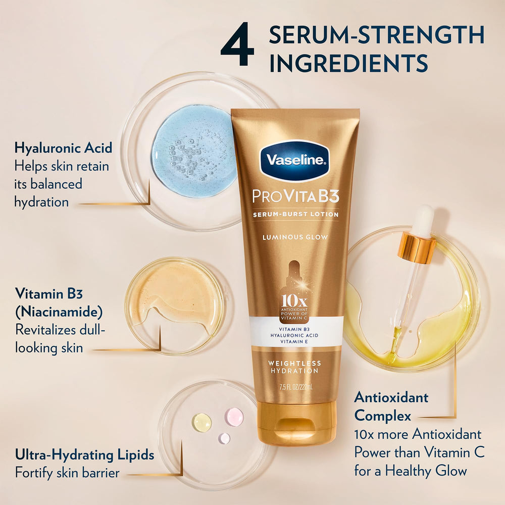 Vaseline two-bottle pack demonstrating size and value for continued use
