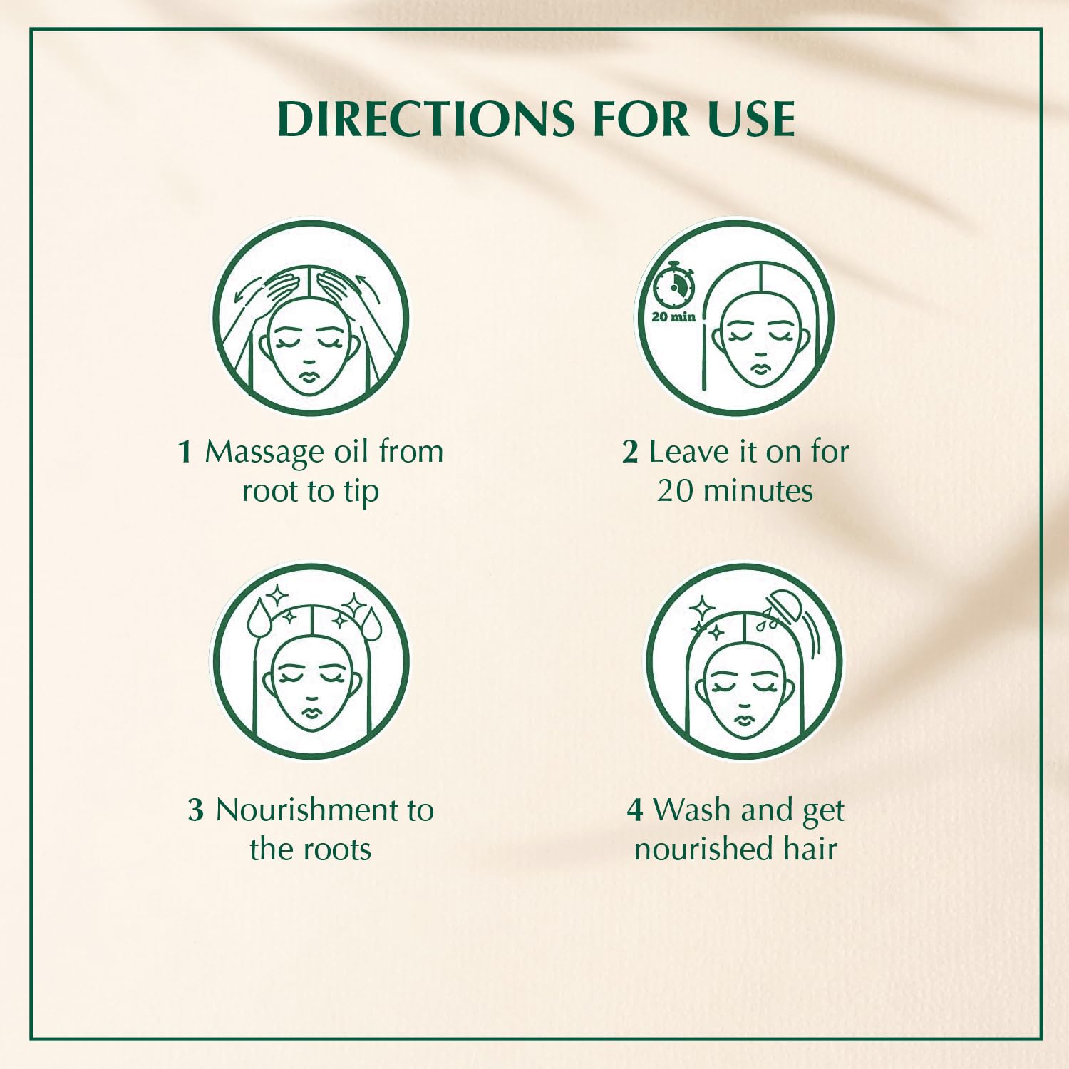 Vatika Naturals back label displayed with usage directions and ingredient clarity benefit