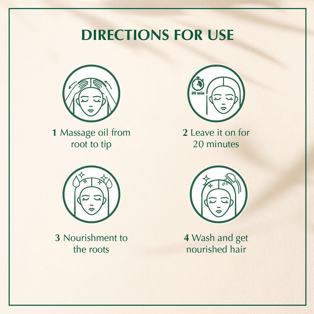 Vatika Naturals back label displayed with usage directions and ingredient clarity benefit