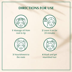 Vatika Naturals back label displayed with usage directions and ingredient clarity benefit