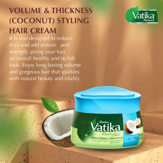 Vatika Naturals open jar cream texture highlighting smooth glide
