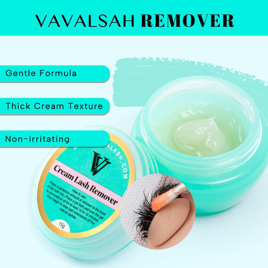 VAVALASH cream texture close-up demonstrating thick consistency for controlled application