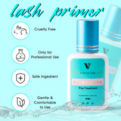 VAVALASH label close-up highlighting ingredients and professional-use clarity benefit
