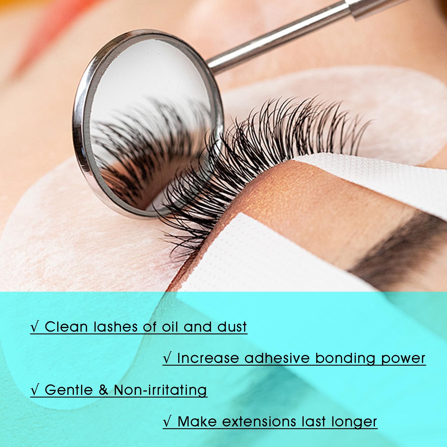 VAVALASH primer drop texture close-up showing lightweight formula for effective cleansing