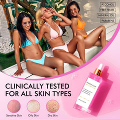 Vceeoy applied on smooth leg demonstrating reduced irritation benefit