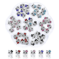 VCEOW front packaging showing 48pc charm set and clear storage box benefit organization