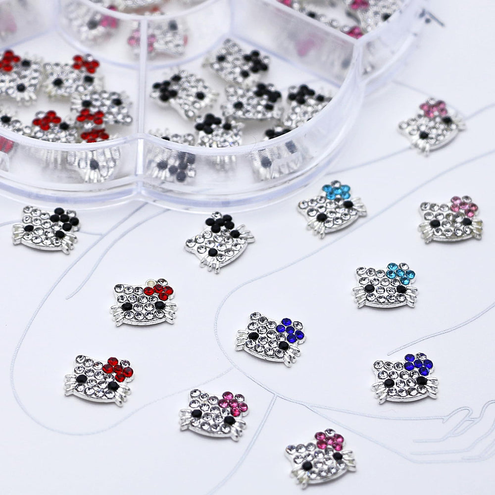 VCEOW manicure lifestyle scene on hand with charms highlighting creative styling benefit