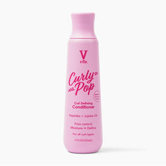 V&CO front bottle view showing label and size benefits
