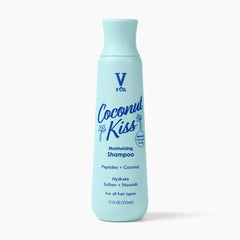 V&CO moisturizing shampoo front label showing clean packaging and benefits