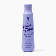 V&CO front bottle showing Wave Babe packaging and key benefits