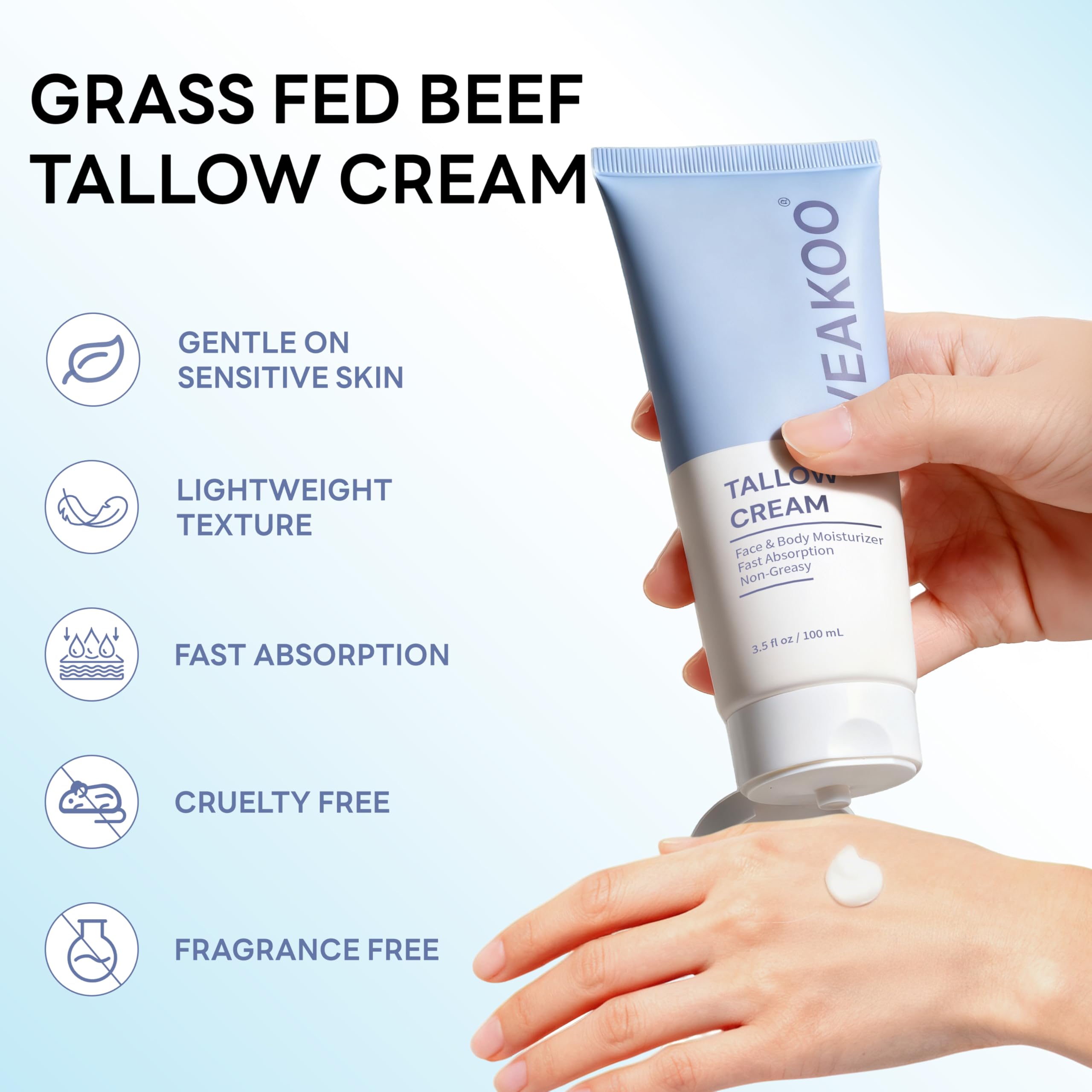 Veakoo ingredients bundle featuring grass-fed tallow, honey, and botanical oils