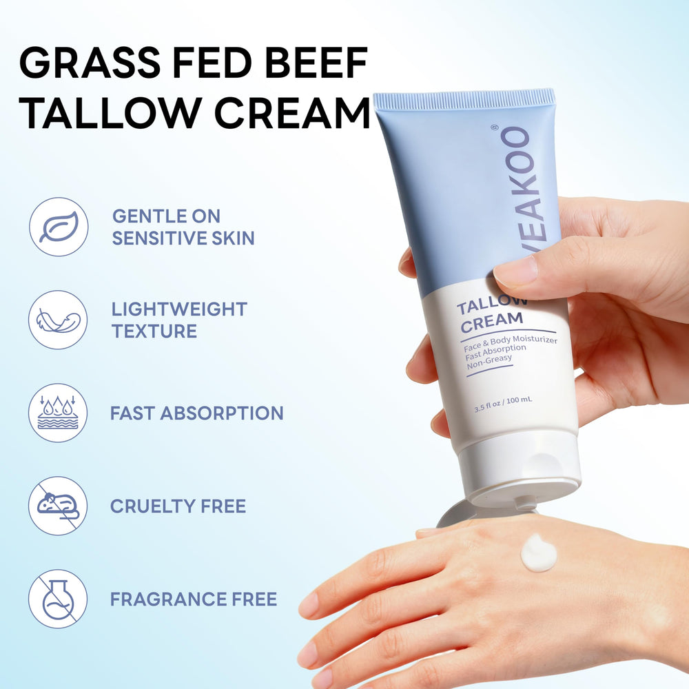 Veakoo ingredients bundle featuring grass-fed tallow, honey, and botanical oils